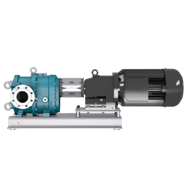 Pompe avec moteur électrique sur châssis de base