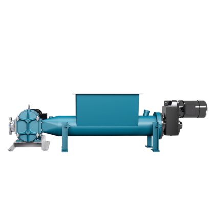 Pump with auger feed